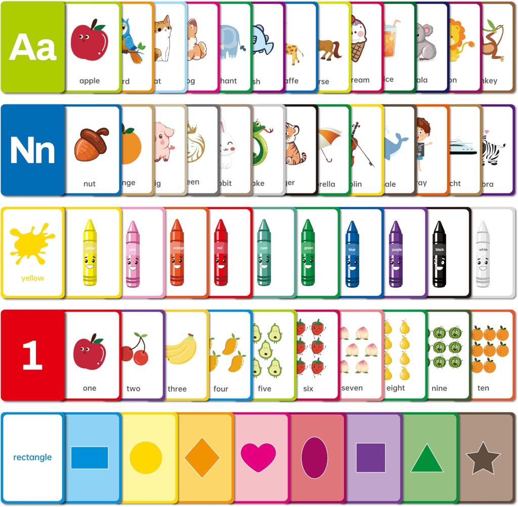 Flash Cards for Toddlers and Kids