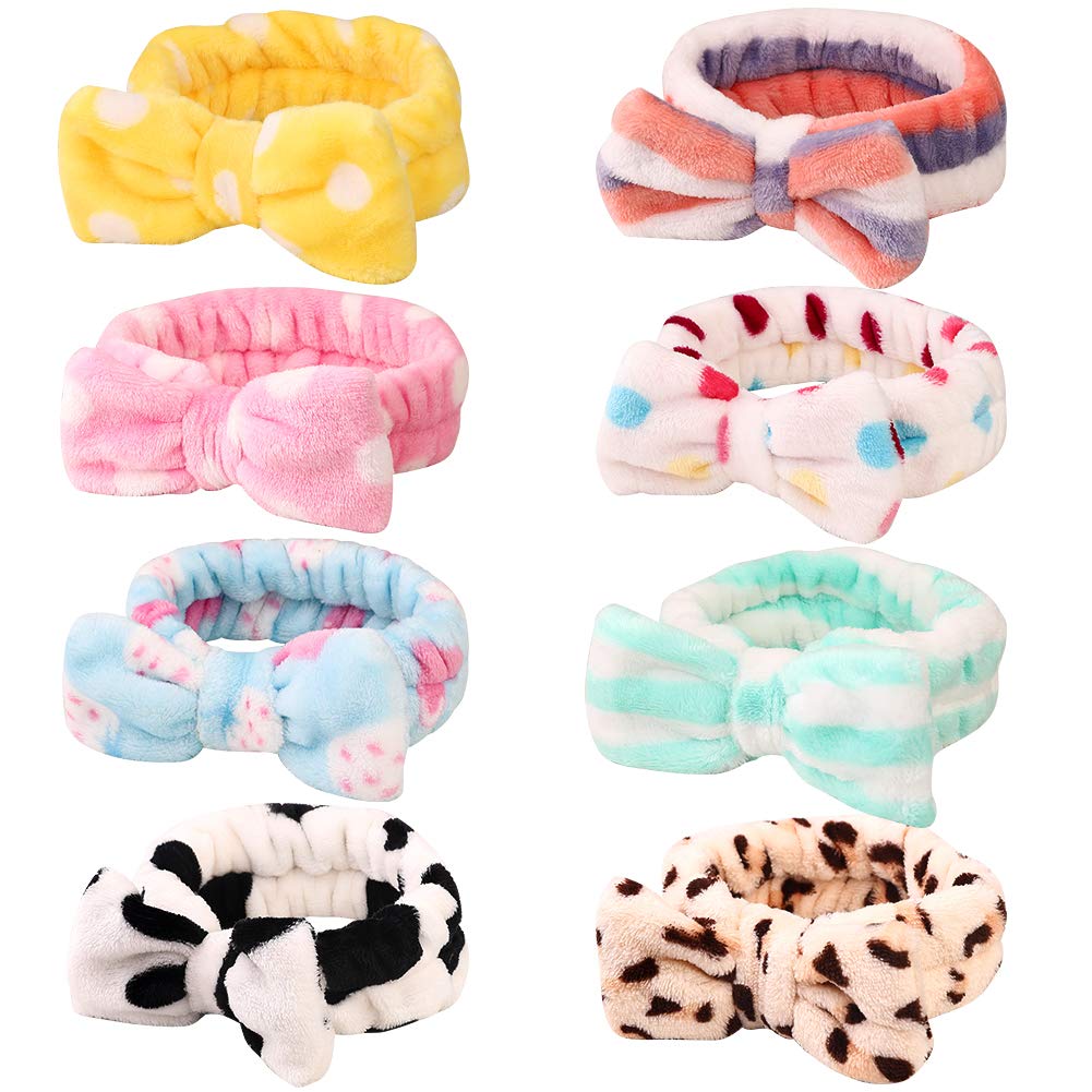 8 Pack of Spa Headbands