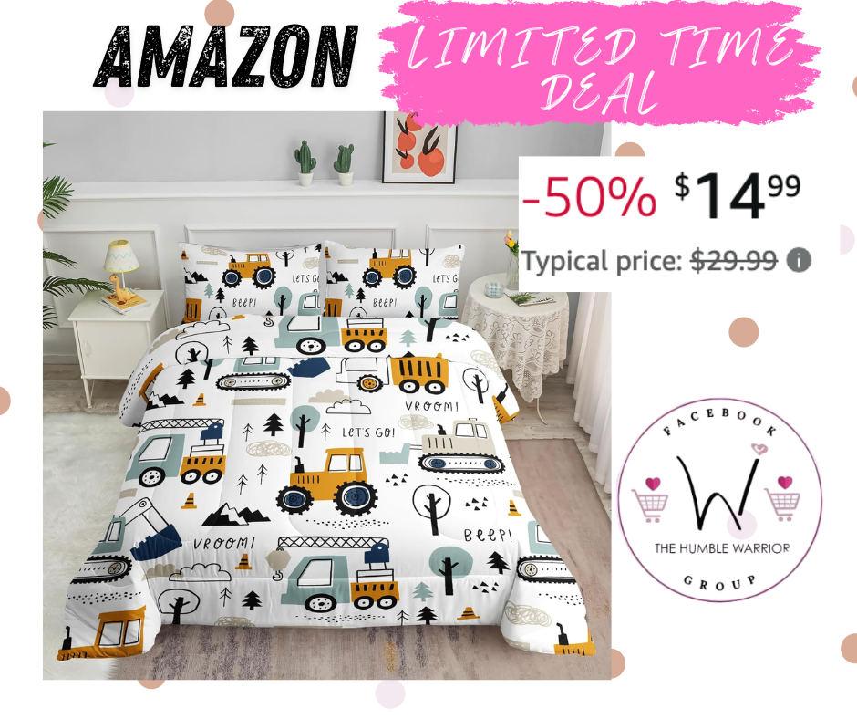 Kids Construction Bedding