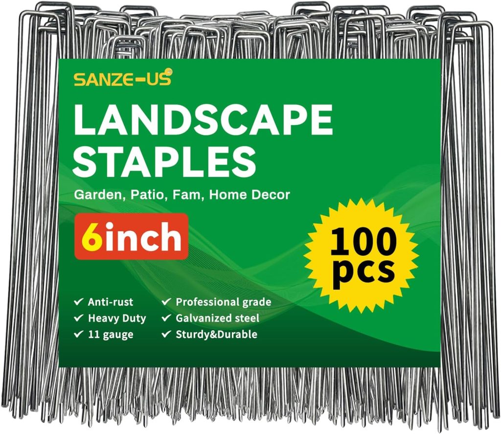 Galvanized Landscape Staples