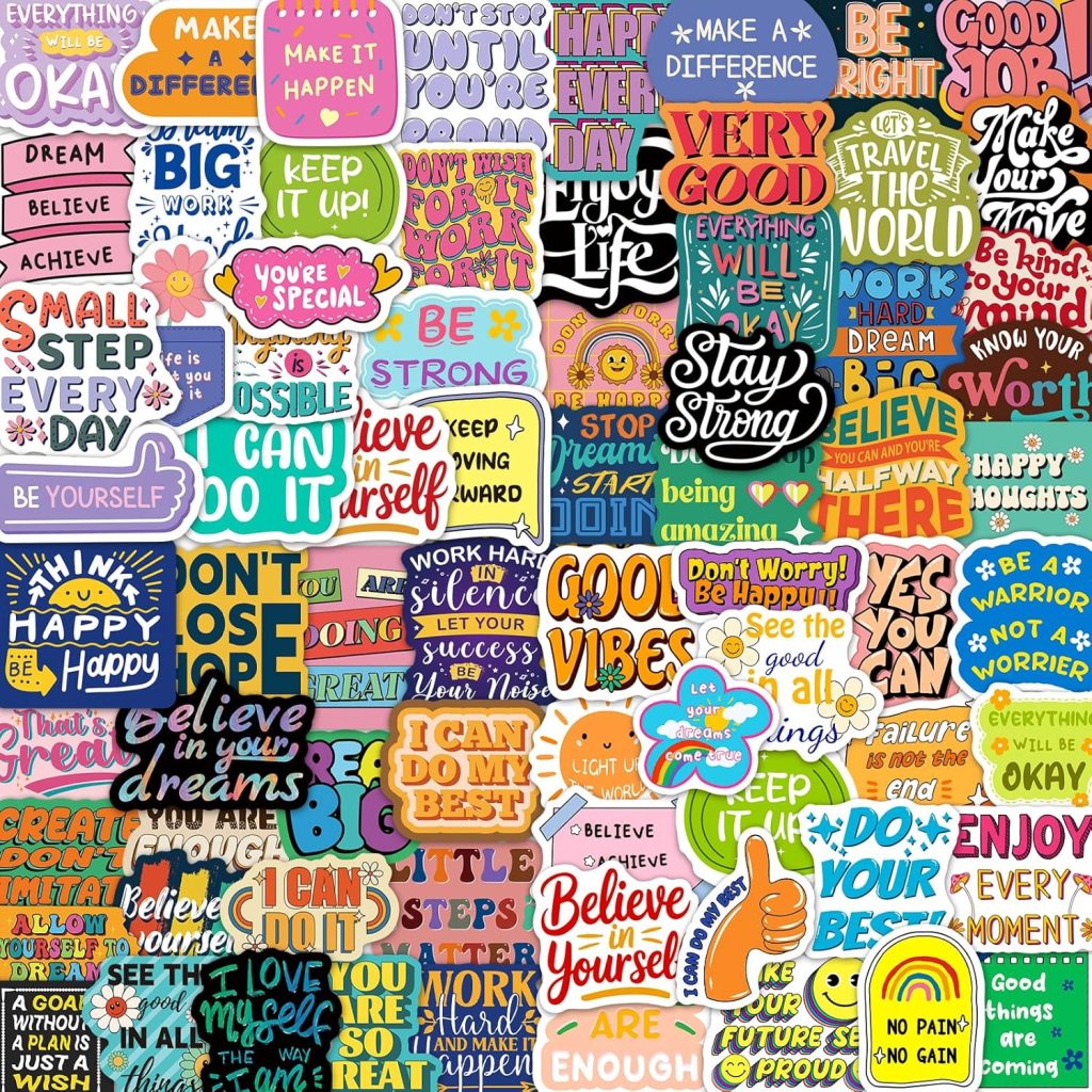 400 Piece Motivational Stickers