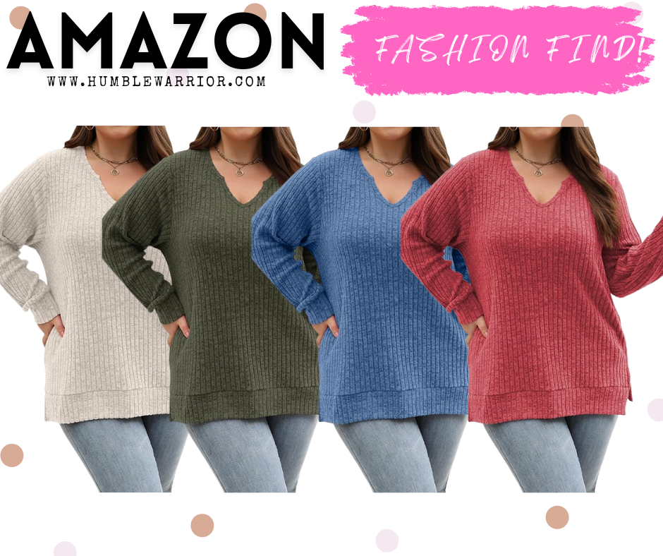 Gloria and Sarah V Neck Sweaters