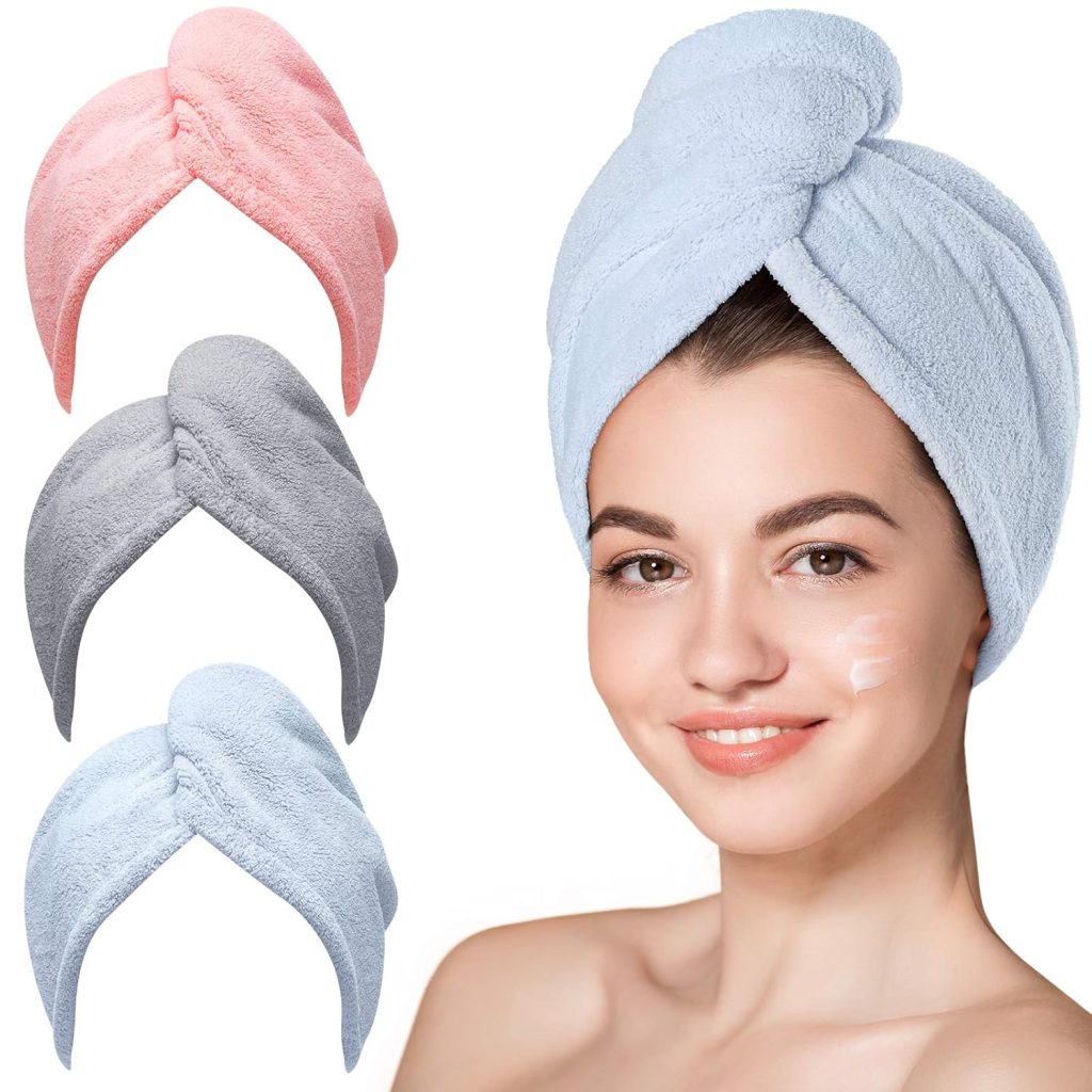 3 Pack Hair Towels