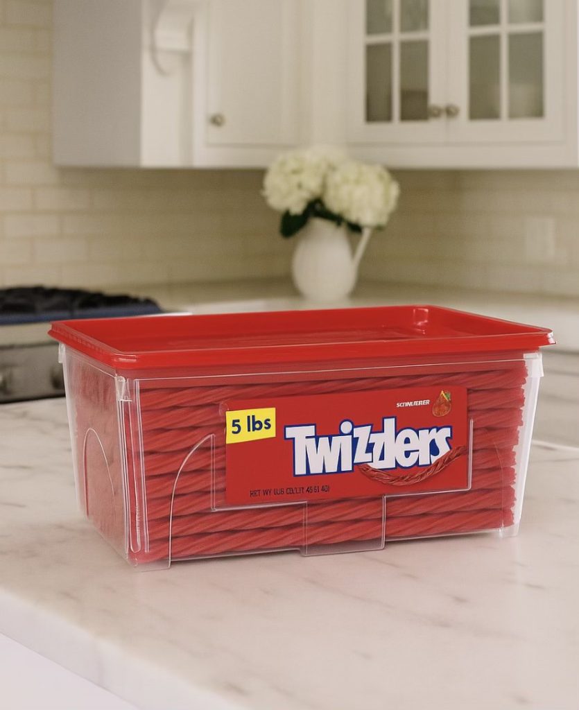 5lb tub of Twizzlers