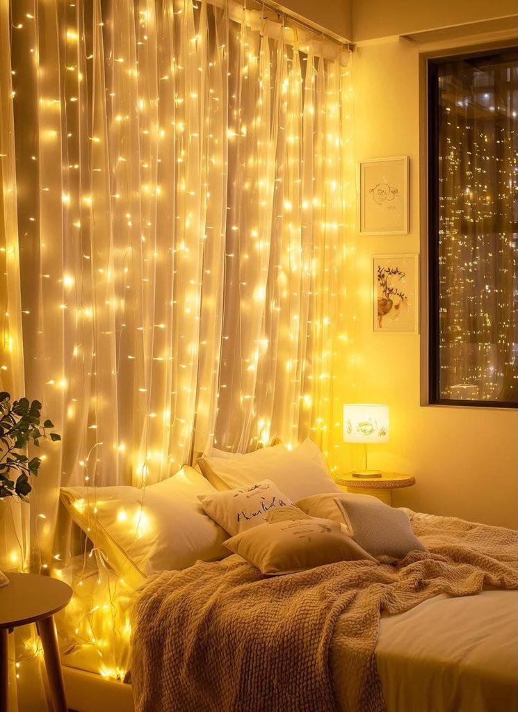 300 LED Fairy Curtain Lights
