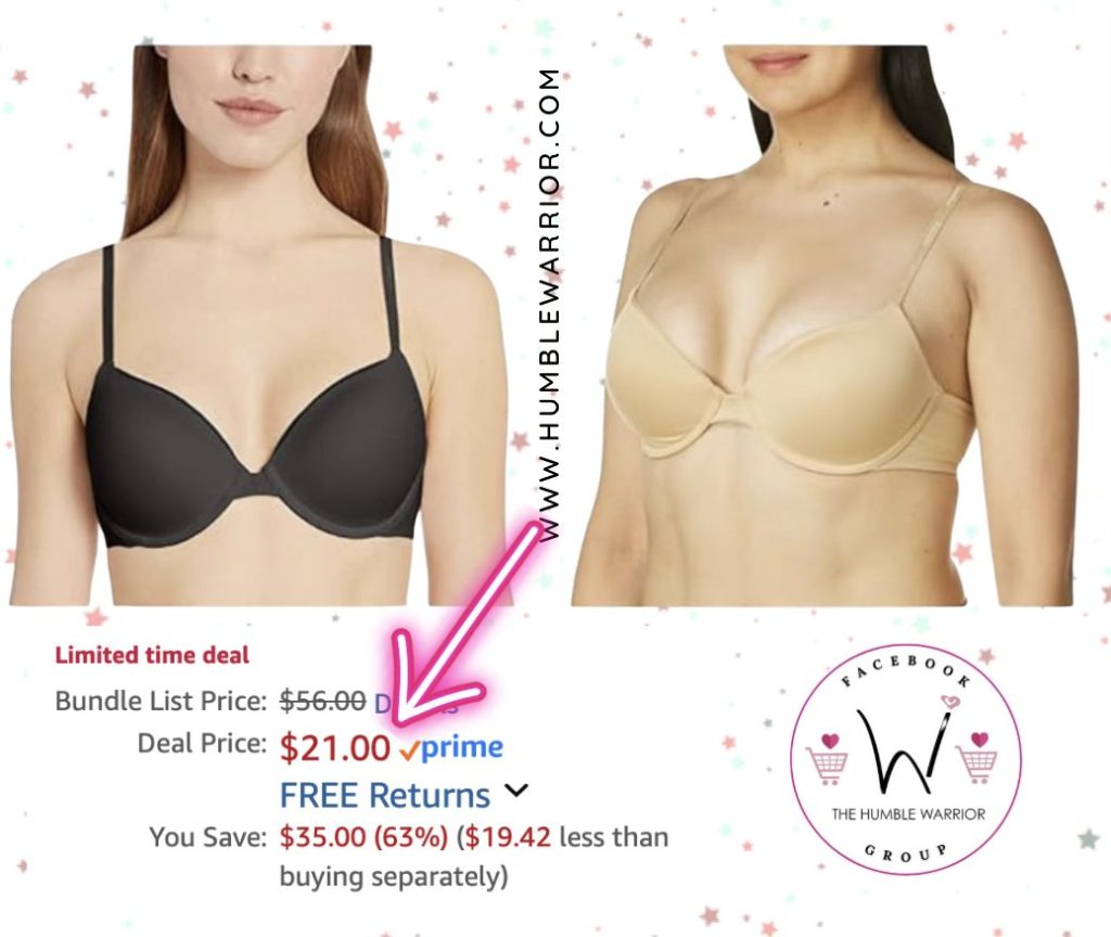 Calvin Klein Women’s Constant Convertible Strap Lightly Lined Demi Bra