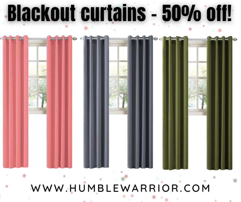 thermal insulated blackout curtains