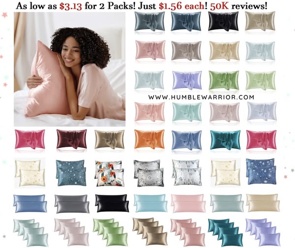 satin BEDELITE pillowcases