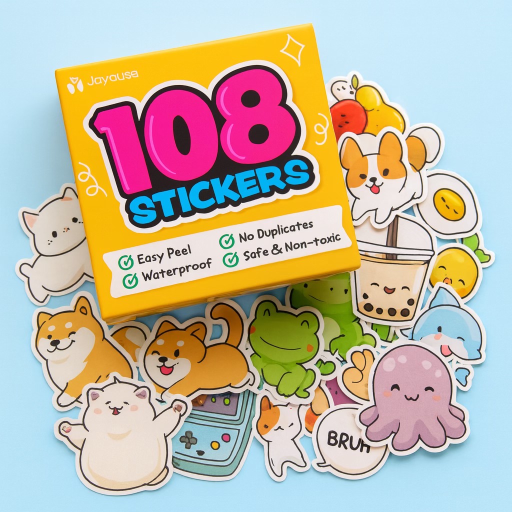 108 fun, waterproof vinyl decals