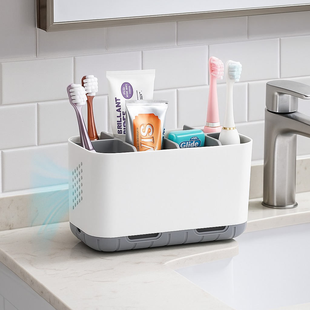 Boperzi Toothbrush and Toothpaste Holder