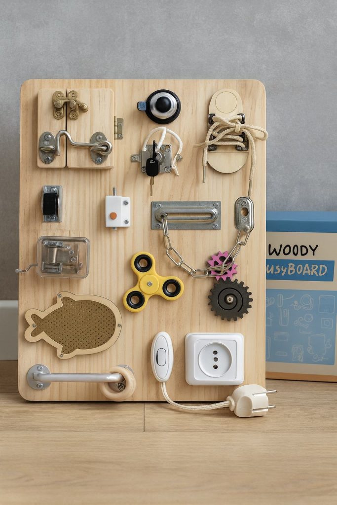 Wooden Montessori Large Busy Board