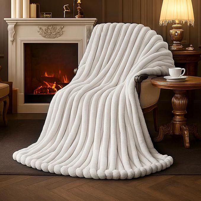 faux fur blanket from Amelie