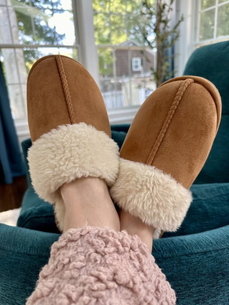 Litfun platform slippers