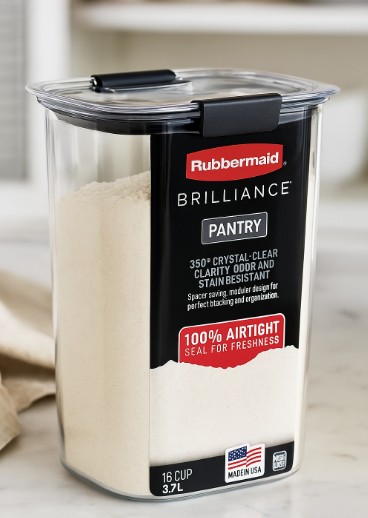 Rubbermaid Brilliance 16-Cup Airtight Food Storage Container
