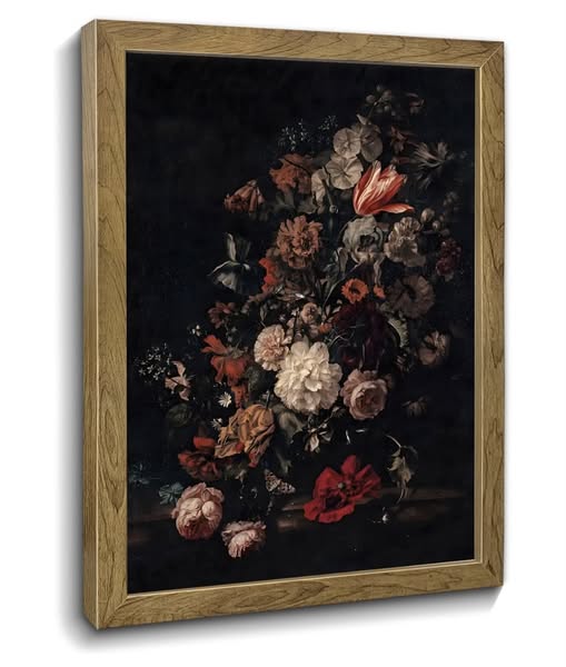 EPHANY Mutle Flowers Canvas Wall Art