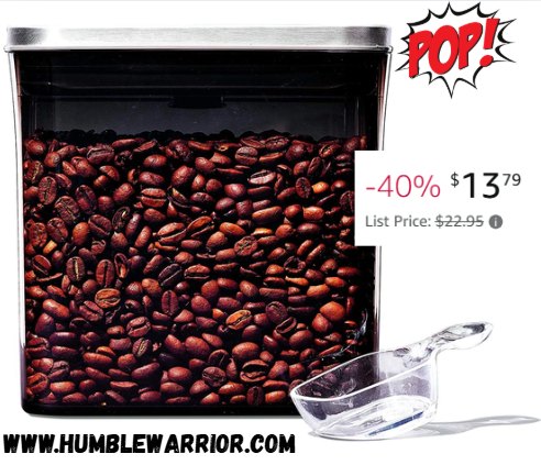 OXO Steel POP Coffee Container