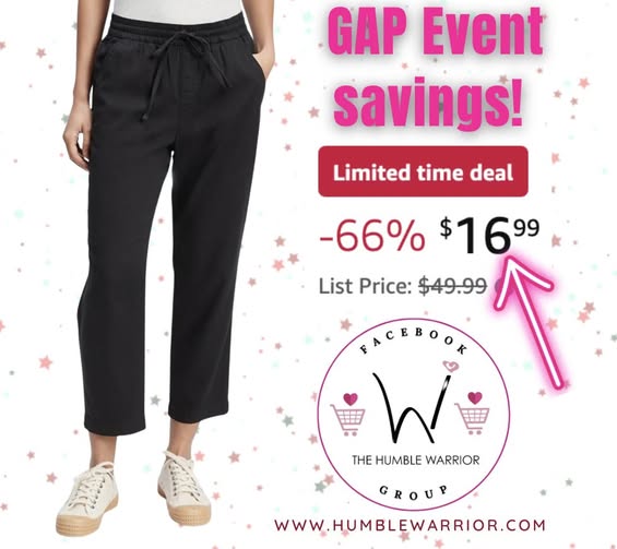GAP Women’s Easy Straight Pull-on Pants