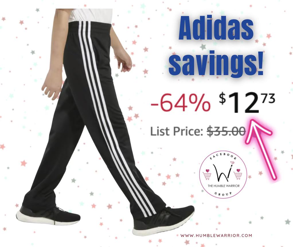 adidas Boys’ Iconic Tricot Athletic Pants