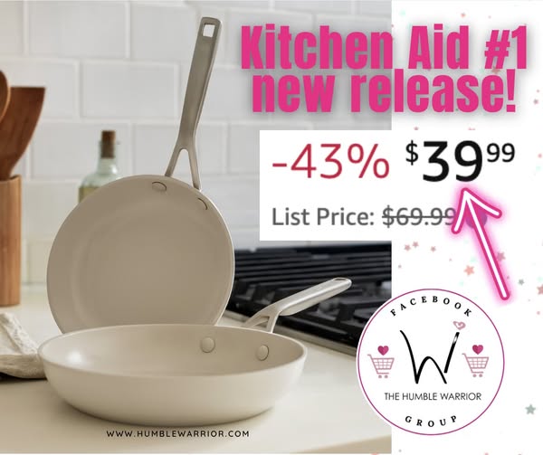 KitchenAid 8.25″ and 10″ skillet set