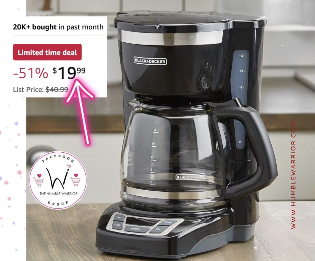 BLACK+DECKER 12-Cup Coffee Maker