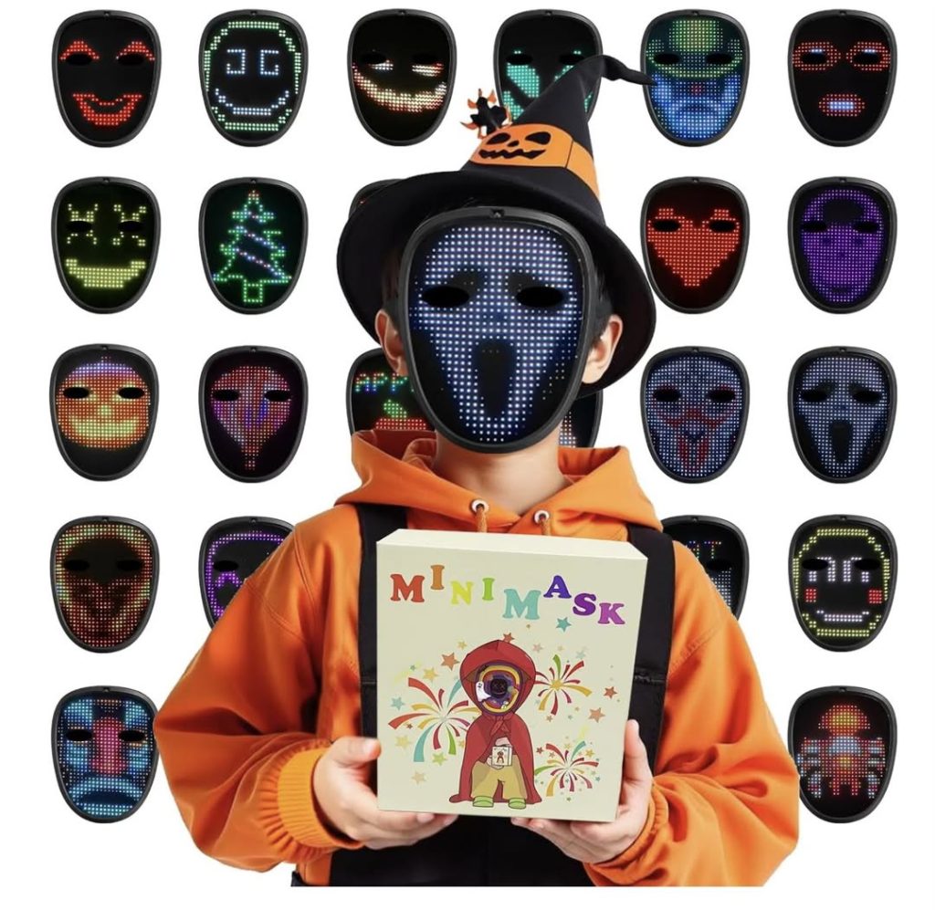 LED mask for Halloween