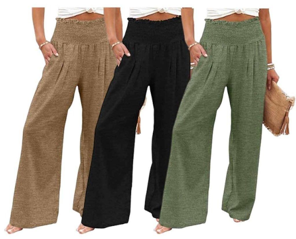 Wide Leg Palazzo Pants