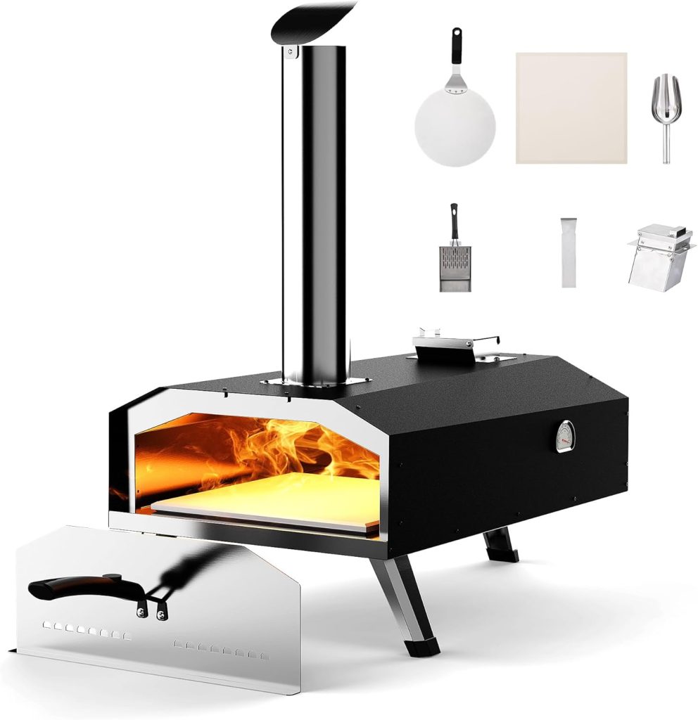 Outdoor Wood Fired Wood Pellet Pizza Oven