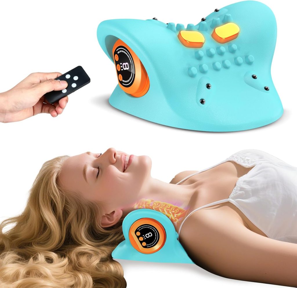 Neck massager pillow