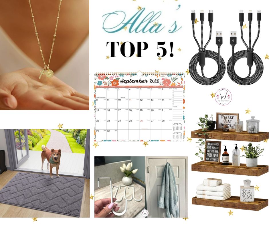 Alla’s TOP 5 best-selling items posted yesterday plus a bonus item!