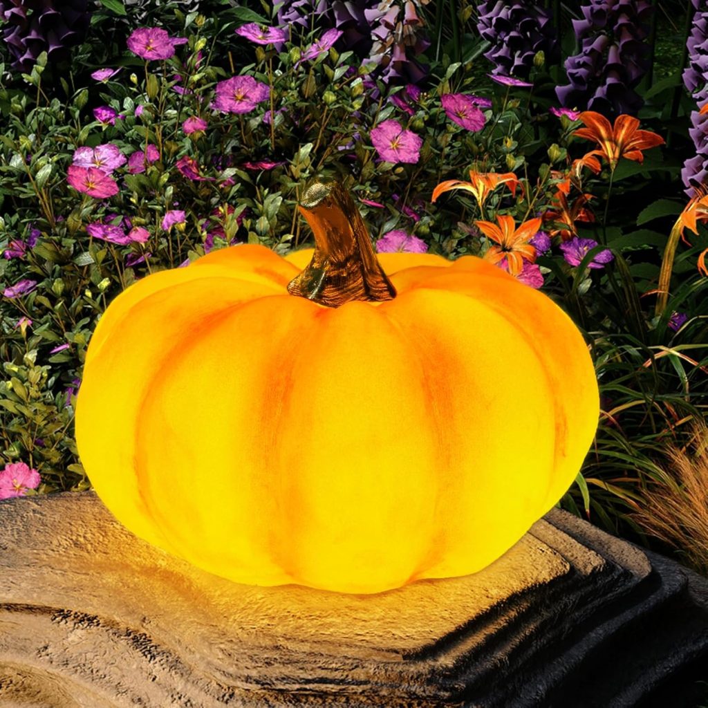 Solar Pumpkin for Garden