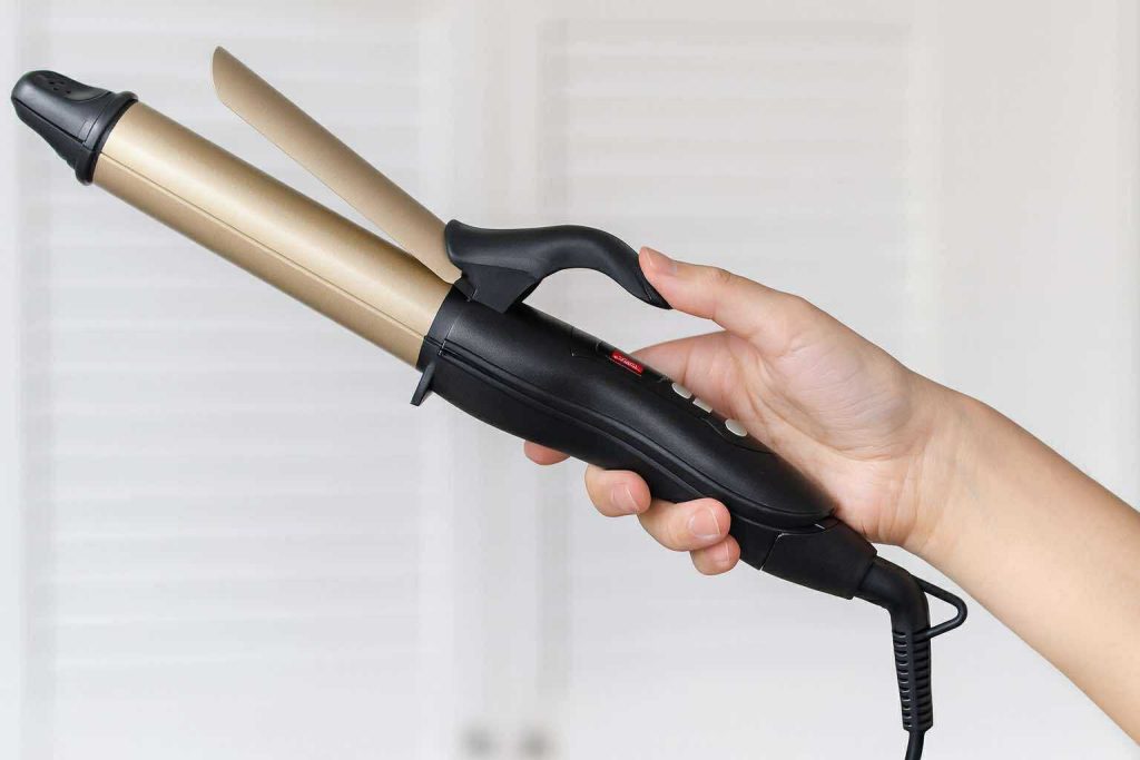 2 in 1 Flat Iron Hair Straightener and Curler!