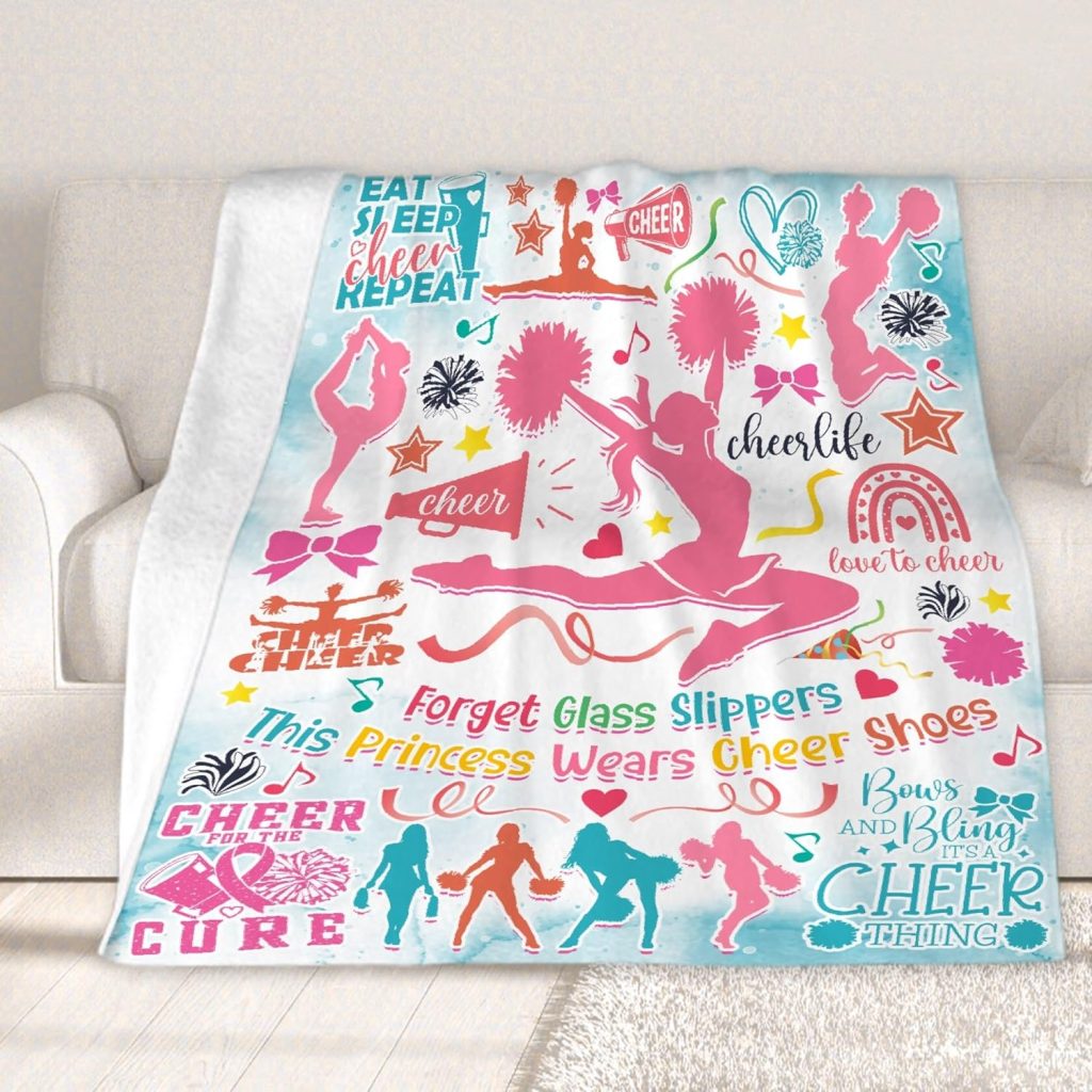 Soft, Plush Flannel Cheer Blanket