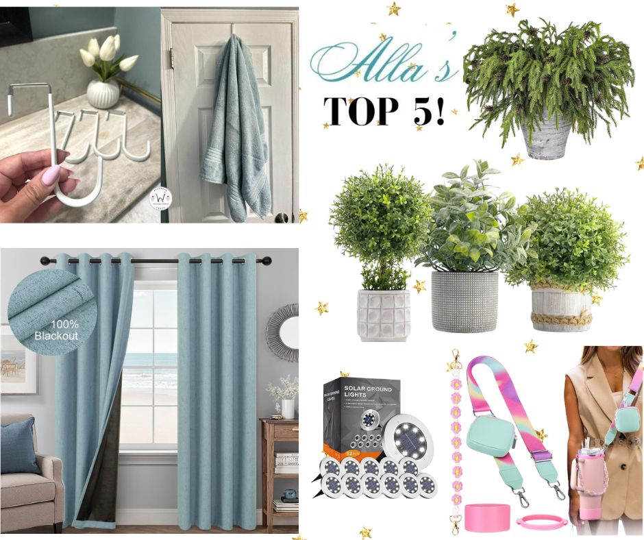 Alla’s TOP 5 best-selling items posted yesterday plus a bonus item!