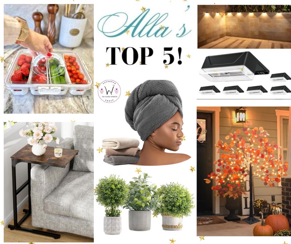 Alla’s TOP 5 best-selling items posted yesterday plus a bonus item!