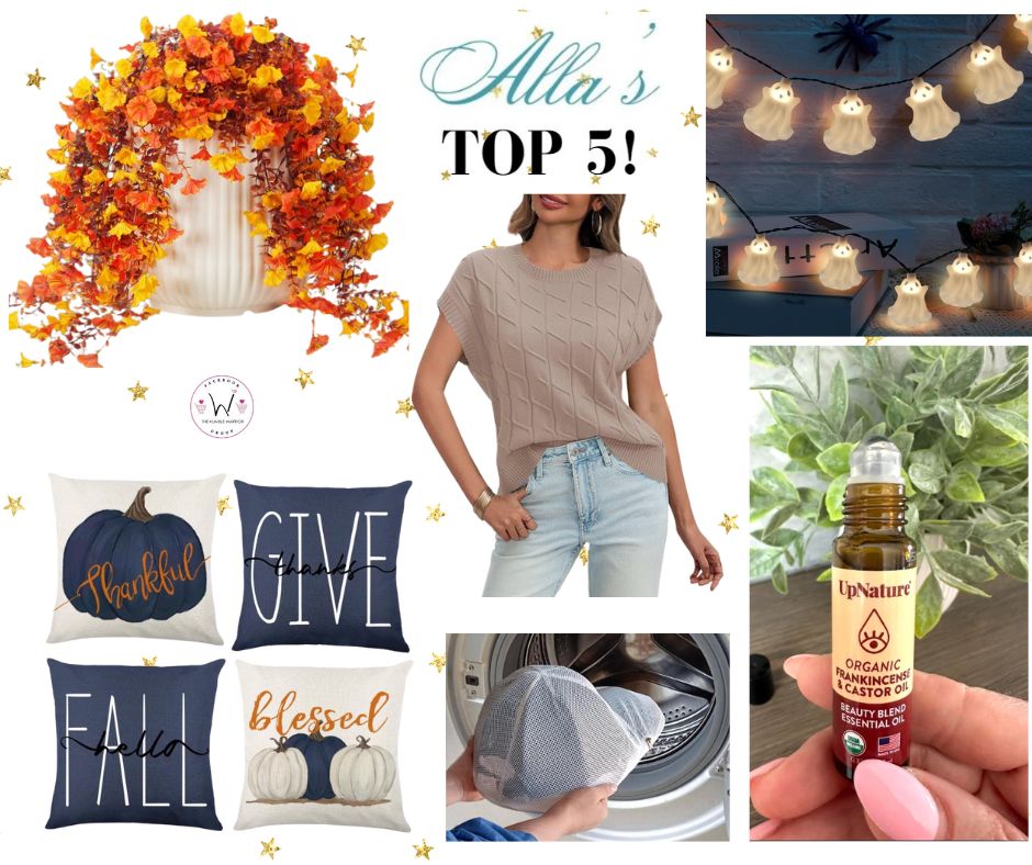 Alla’s TOP 5 best-selling items posted yesterday plus a bonus item!