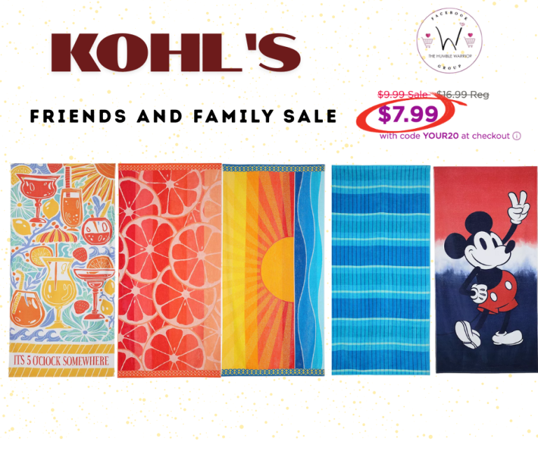 Kohls Family and Friends Sale