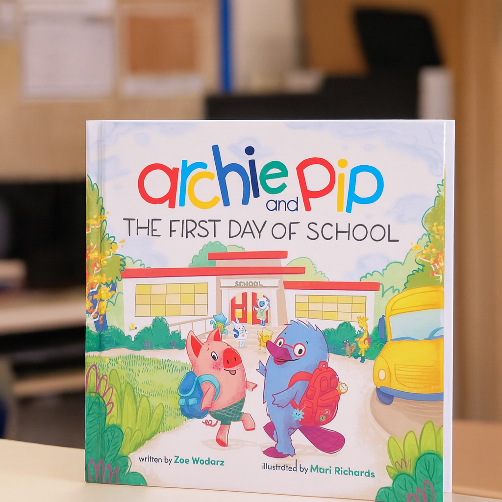 Archie and Pip First Day of School