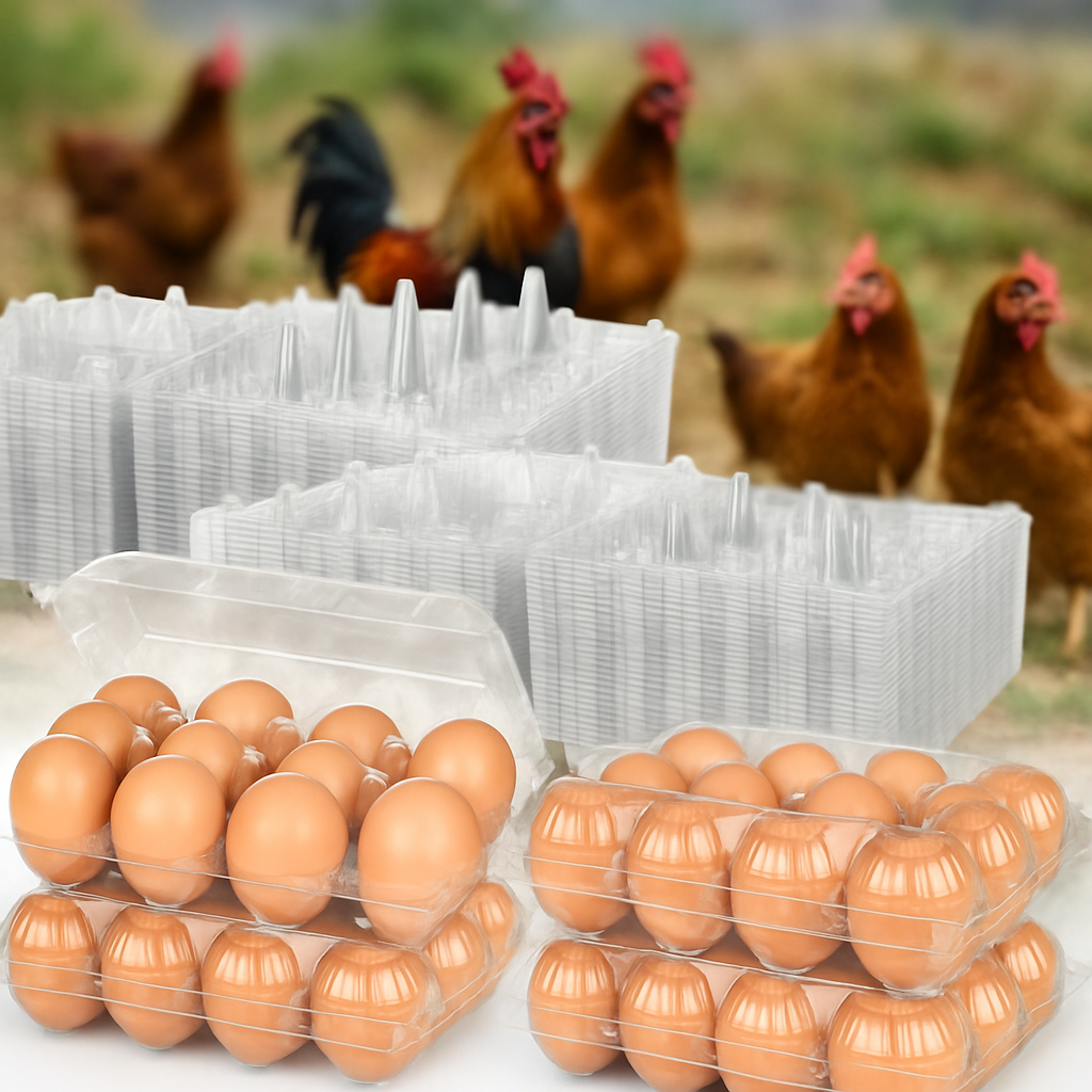 60Pc Reusable Egg Cartons
