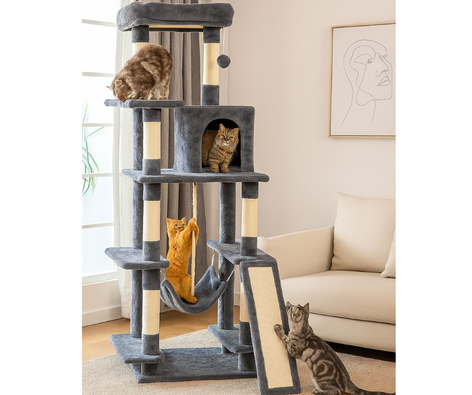 63-Inch Multi-Level Cat Tree