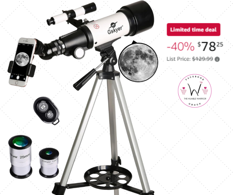 Gskyer 70mm Refractor Telescope for Beginners