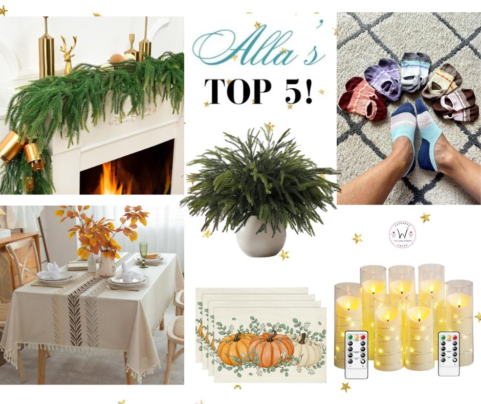 Alla’s TOP 5 best-selling items posted yesterday plus a bonus item!