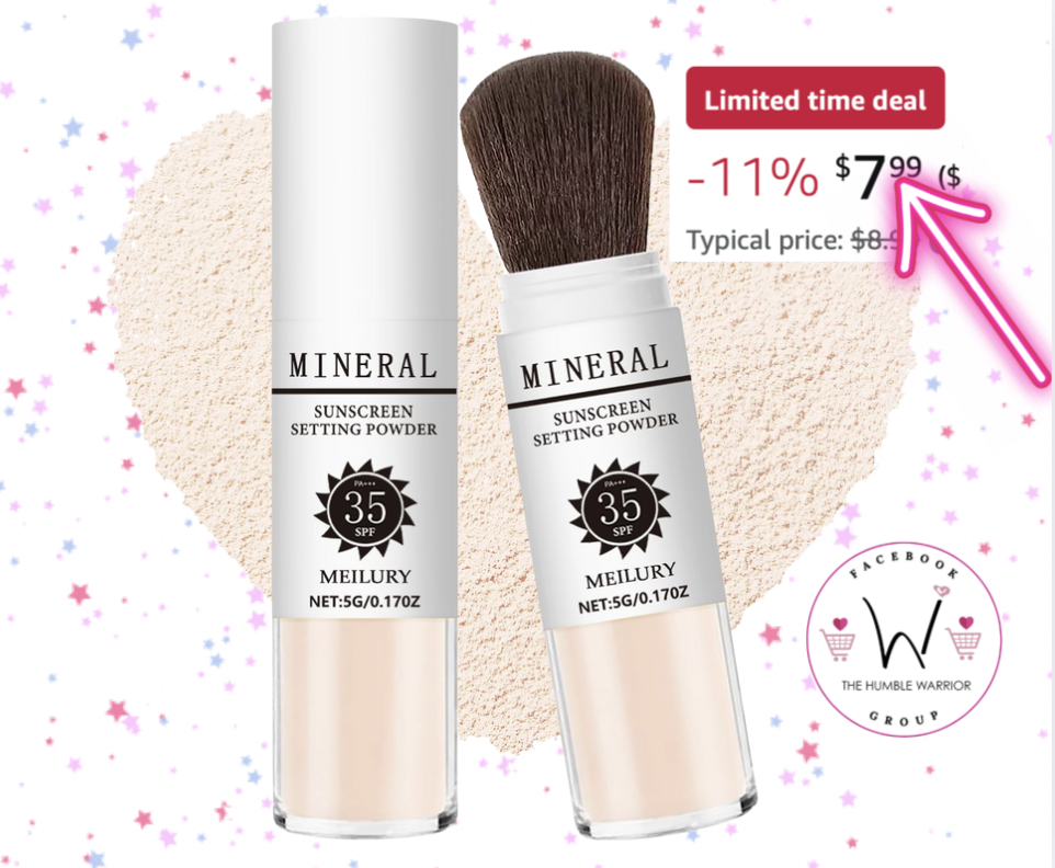 Meilury Sunscreen Setting Powder!