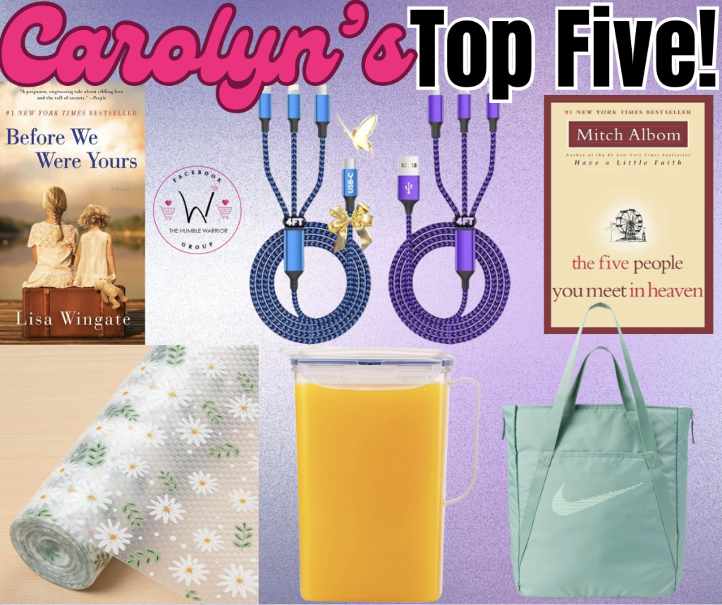 Carolyn’s Top Five!