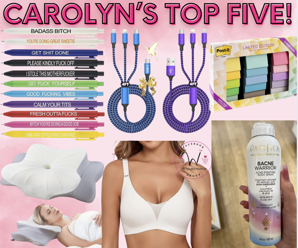 Carolyn’s Top Five!