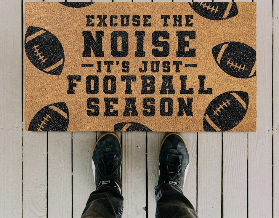 Fall Football Doormat