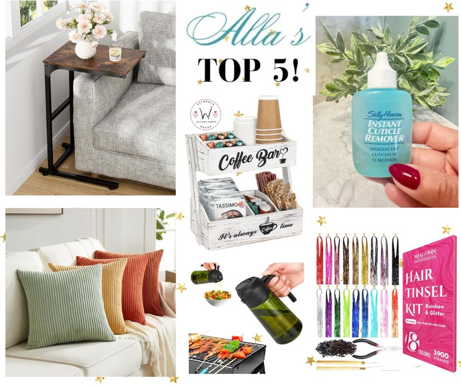 Alla’s TOP 5 best-selling items posted yesterday plus a bonus item!