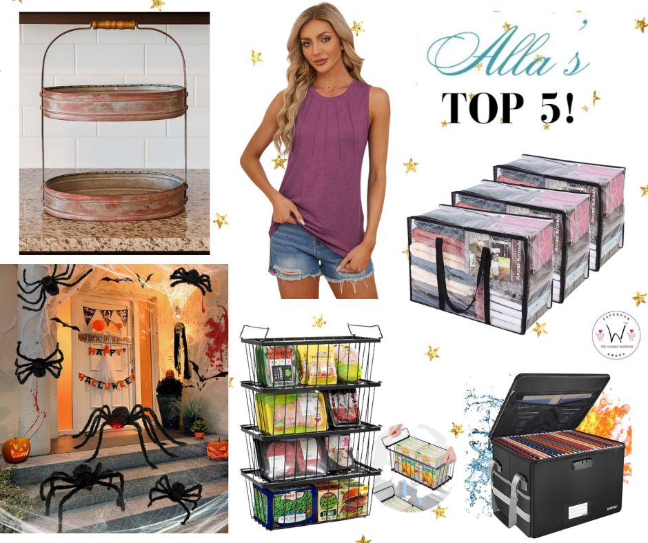 Alla’s TOP 5 best-selling items posted yesterday plus a bonus item!