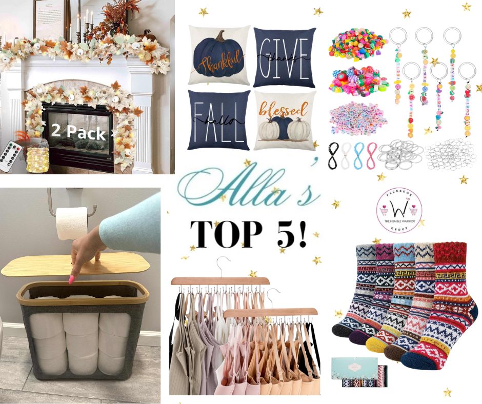 Alla’s TOP 5 best-selling items posted yesterday plus a bonus item!