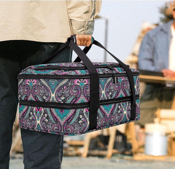 Insulated Double Decker Casserole Carrier!
