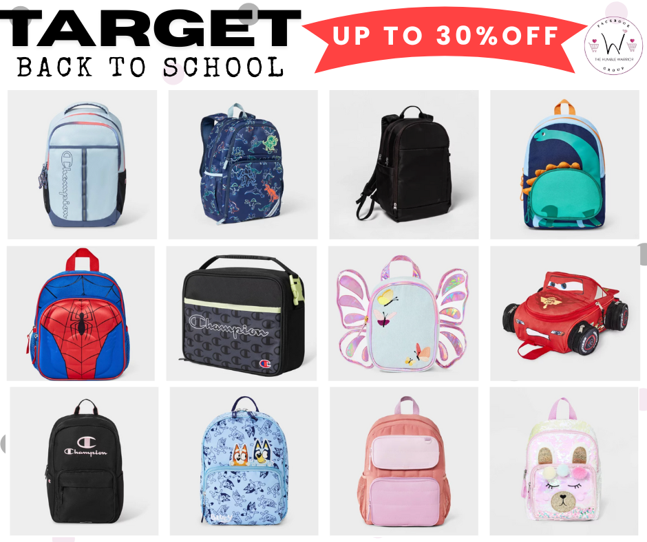 Backpack and Lunchbox Sale at Target